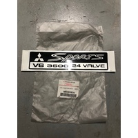 Engine Cover Decal / Sticker Sports V6 3500 24 Valve - Brand New Genuine - MD363838