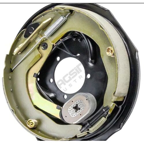 12" 2T Electric Trailer Brake Backing Plate Kit Left and Right 1 Axle