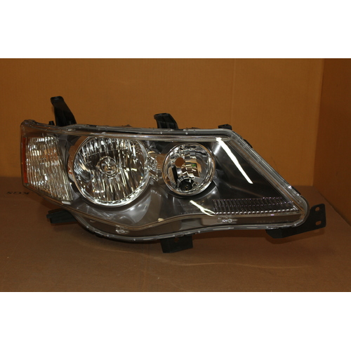 Headlight RHS to suit Mitsubishi Outlander ZG, ZH - BRAND NEW GENUINE - 8301A698
