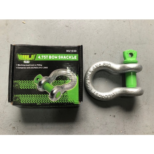 Hulk 4.75T Bow Shackle 4x4 Recovery Equipment
