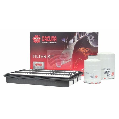 4x4 Filter Service Pack Mitsubishi Pajero NS, NT, NW, NX 4M41 3.2 CRD