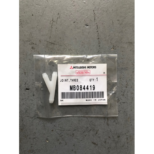 Window Washer Plastic Y Joint to suit Mitsubishi - Brand New Genuine - MB084419